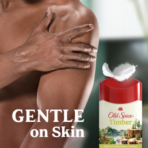 Old Spice Timber With Sandalwood Antiperspirant and Deodorant Perspective: bottom