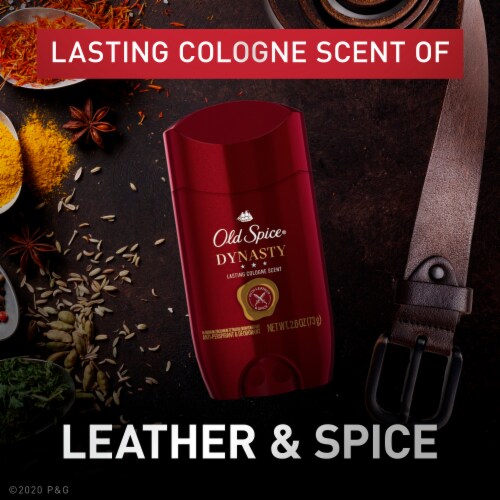 Old Spice Men Red Reserve Anti-Perspirant and Deodorant Dynasty Cologne Scent Perspective: bottom