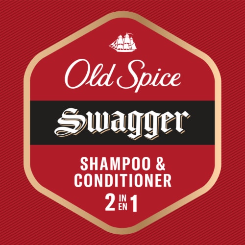 Old Spice Swagger 2in1 Shampoo and Conditioner Perspective: bottom