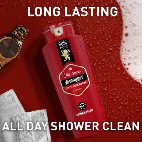 Old Spice Red Collection Body Wash Swagger Perspective: bottom