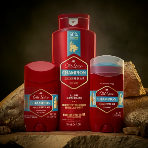 Old Spice Champion Antiperspirant Deodorant Perspective: bottom