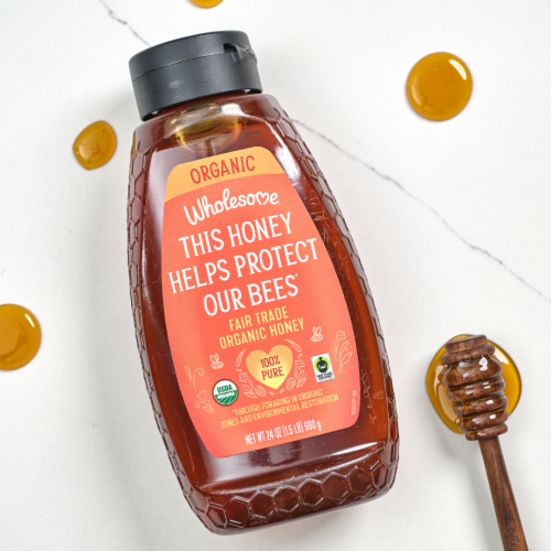 Wholesome™ Sweeteners Organic Pesticide Free Honey Perspective: bottom