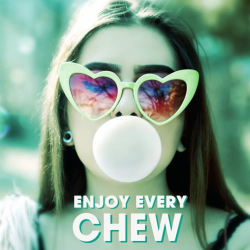 Trident Minty Sweet Twist Sugar Free Gum Perspective: bottom