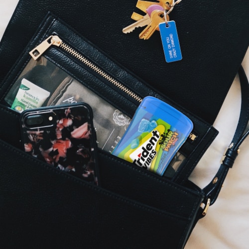 Trident Vibes Sour Patch Kids Blue Raspberry Sugar Free Gum Perspective: bottom