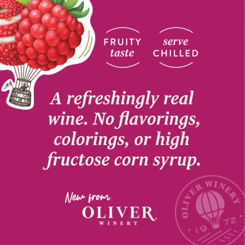 Oliver Winery Dreamberry Wine Perspective: bottom