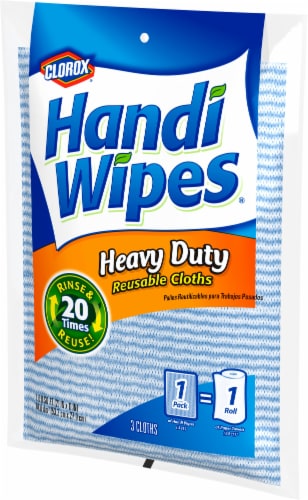 Clorox Handi Wipes Heavy Duty Reusable Cloths Perspective: bottom