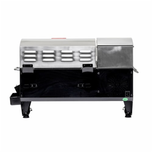 USG295SS SS Tabletop Wood Pellet Grill Perspective: bottom