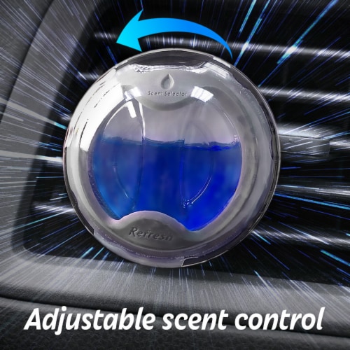 Refresh Your Car!® Diffuser Air Freshener Alpine Meadow / Summer Breeze Scent Perspective: bottom