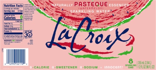 LaCroix Watermelon Sparkling Water Perspective: bottom