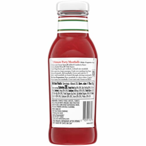 Heinz Chili Sauce Perspective: bottom