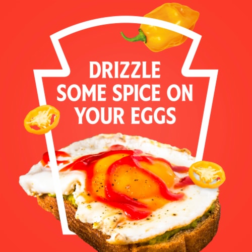 Heinz Extra Hot Habanero Spicy Tomato Ketchup Perspective: bottom