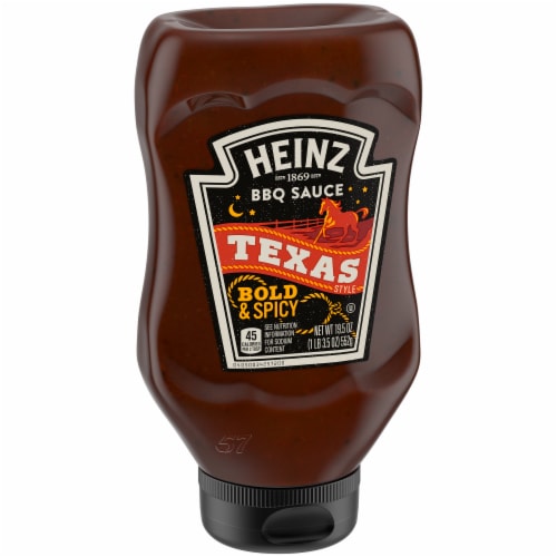 Heinz Texas Style Bold & Spicy BBQ Sauce Perspective: bottom
