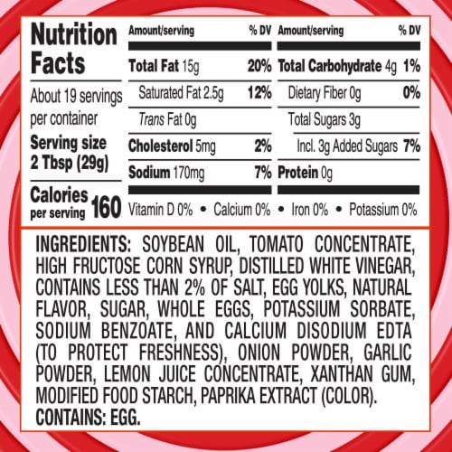 Heinz Mayochup Mayonnaise & Ketchup Sauce Perspective: bottom