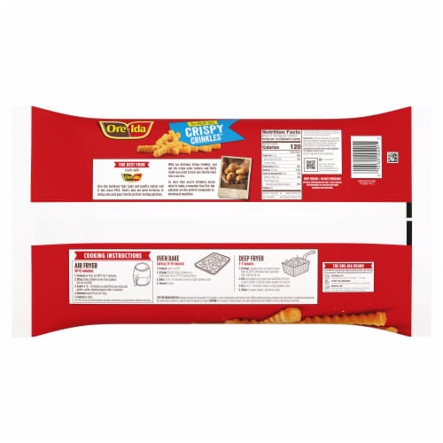 Ore-Ida Crispy Crinkles French Fried Potatoes Value Size Perspective: bottom
