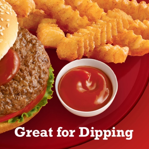 Ore-Ida Extra Crispy Seasoned Crinkles French Fries Fried Frozen Potatoes Perspective: bottom