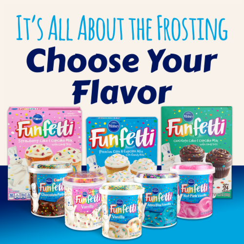 Pillsbury Funfetti Unicorn Vanilla Frosting Perspective: bottom