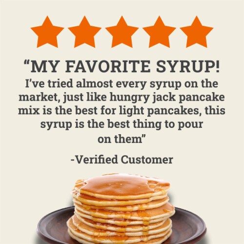 Hungry Jack Butter Flavored Pancake Syrup Perspective: bottom