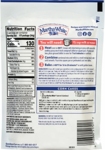 Martha White® Buttermilk Cornbread & Muffin Mix Perspective: bottom