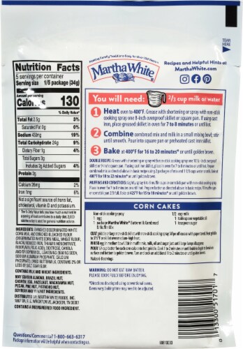 Martha White® Buttermilk Cornbread & Muffin Mix Perspective: bottom