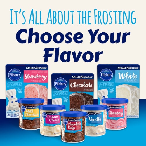 Pillsbury Creamy Supreme Cream Cheese Frosting Perspective: bottom