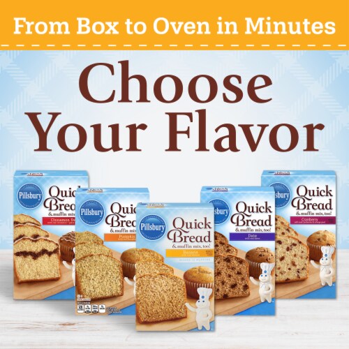 Pillsbury Cranberry Quick Bread and Muffin Mix Perspective: bottom