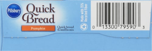 Pillsbury Pumpkin Quick Bread and Muffin Mix Perspective: bottom