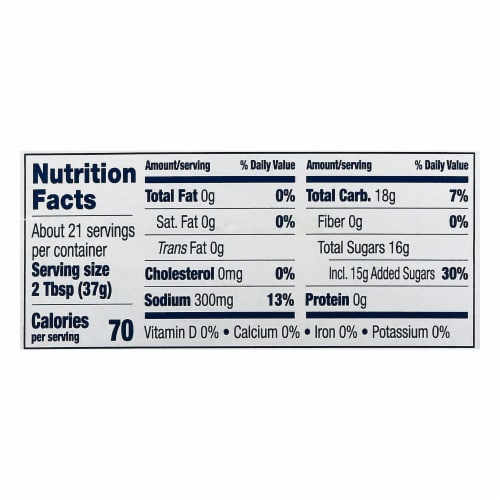 Sweet Baby Ray's® Honey BBQ Sauce Perspective: bottom