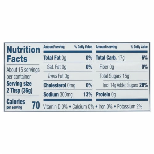 Sweet Baby Ray's® Sweet Vidalia® Onion BBQ Sauce Perspective: bottom
