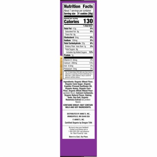 Annies Organic Honey Bunny Graham Snacks Easter Treats Perspective: bottom