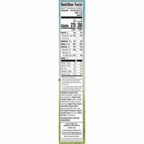 Annie's™ Organic Grassfed Classic Mild Cheddar Mac N Cheese Dinner Perspective: bottom