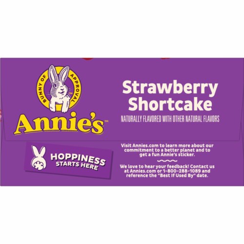 Annie's Organic Strawberry Shortcake Waffles Perspective: bottom