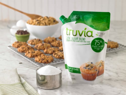 Truvia Cane Sugar Blend, Mix of Stevia Sweetener and Cane Sugar 24 oz Bag Perspective: bottom