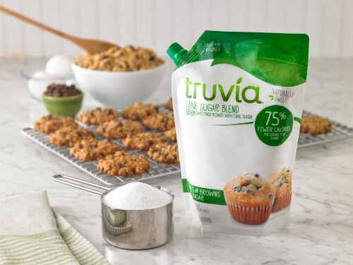 Truvia Cane Sugar Blend, Mix of Stevia Sweetener and Cane Sugar 24 oz Bag Perspective: bottom