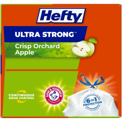 Hefty Ultra Strong Tall Kitchen Drawstring Trash Bags, Citrus Twist, (Pack  of 16), 16 packs - Harris Teeter