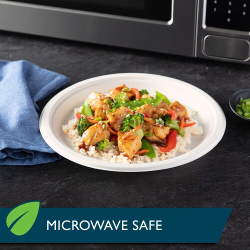 Hefty® EcoSave™ Compostable Plates Perspective: bottom