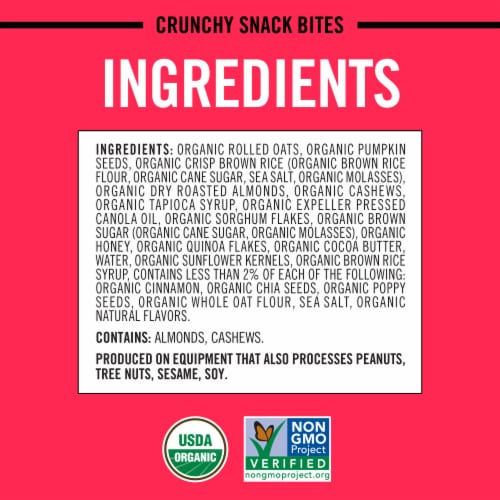 Dave's Killer Bread® Super Cinna Roll™ Crunchy Snack Bites Organic Snacks Perspective: bottom