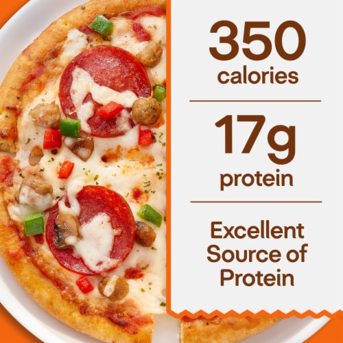 Lean Cuisine® Protein Kick Supreme Frozen Pizza Perspective: bottom