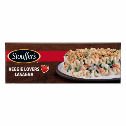 Stouffer's Vegetable Lasagna Frozen Meal Perspective: bottom