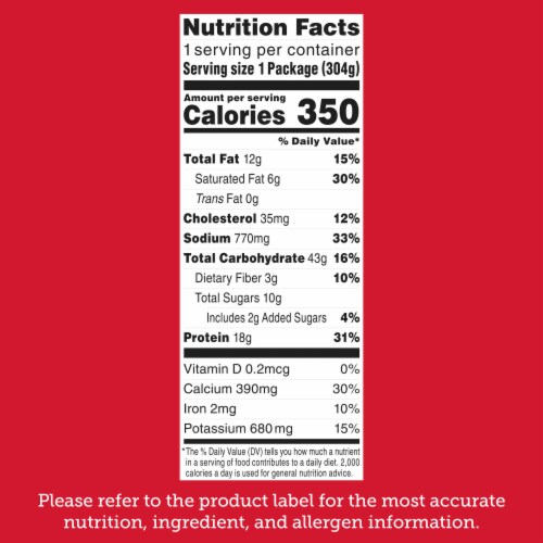 Stouffer's Cheese Lovers Lasagna Frozen Meal Perspective: bottom
