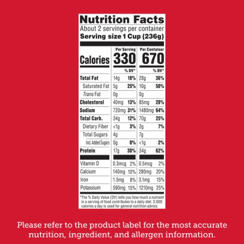 Stouffer's® Grandma's Chicken & Vegetable Rice Bake Large Size Frozen Meal Perspective: bottom