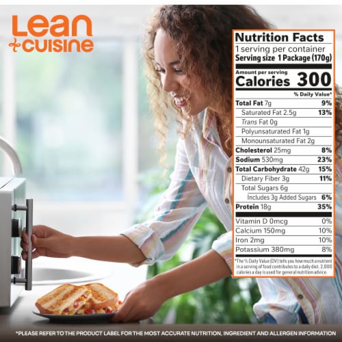 Lean Cuisine Frozen Meal Chicken Club Sandwich Protein Kick Microwave Meal Frozen Chicken Sandwich Perspective: bottom