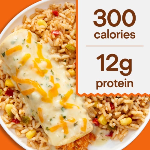 Lean Cuisine Chicken Enchilada Suiza Frozen Meal Perspective: bottom