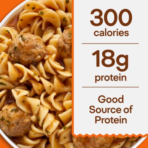 Lean Cuisine Favorites Swedish Meatballs Frozen Meal Perspective: bottom