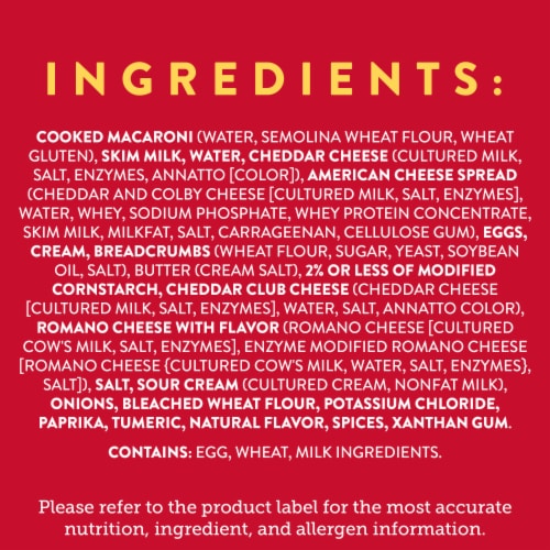 Stouffer's® Baked Macaroni and Cheese Frozen Meal Perspective: bottom