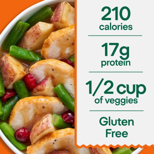 Lean Cuisine Frozen Meal Roasted Turkey and Vegetables Balance Bowls Microwave Meal Frozen Dinner Perspective: bottom