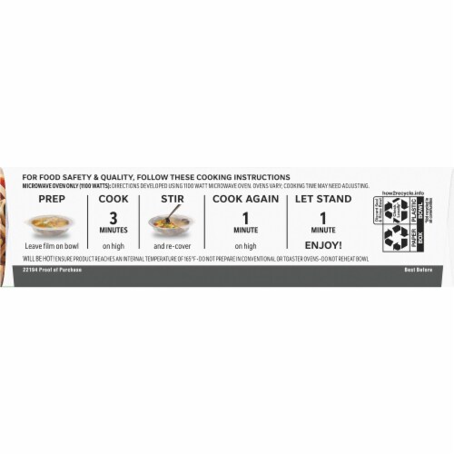 Lean Cuisine® Chicken Pad Thai Bowl Frozen Meal Perspective: bottom