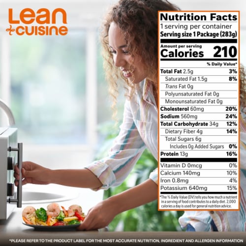 Lean Cuisine Lemon Garlic Shrimp Stir Fry Frozen Meal Perspective: bottom