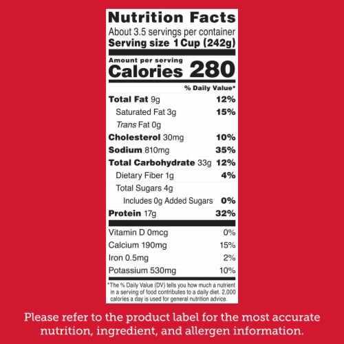 Stouffer's® Family Size Chicken Alfredo Frozen Meal Perspective: bottom