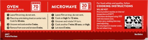 Stouffer's® Family Size Cheesy Garlic Lasagna with Meat Sauce Frozen Meal Perspective: bottom
