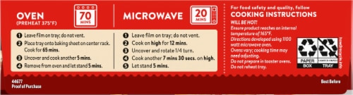 Stouffer's® Family Size Cheesy Garlic Lasagna with Meat Sauce Frozen Meal Perspective: bottom